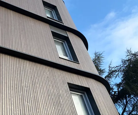 Example d'un bâtiment utilisant la gamme Color Protect