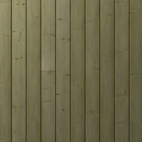 Rendu du bois Préservé avec la finition Vert