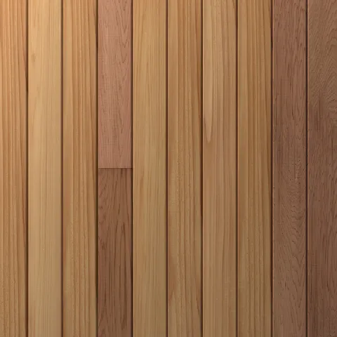 Rendu du bois Origine avec la finition Red Cedar